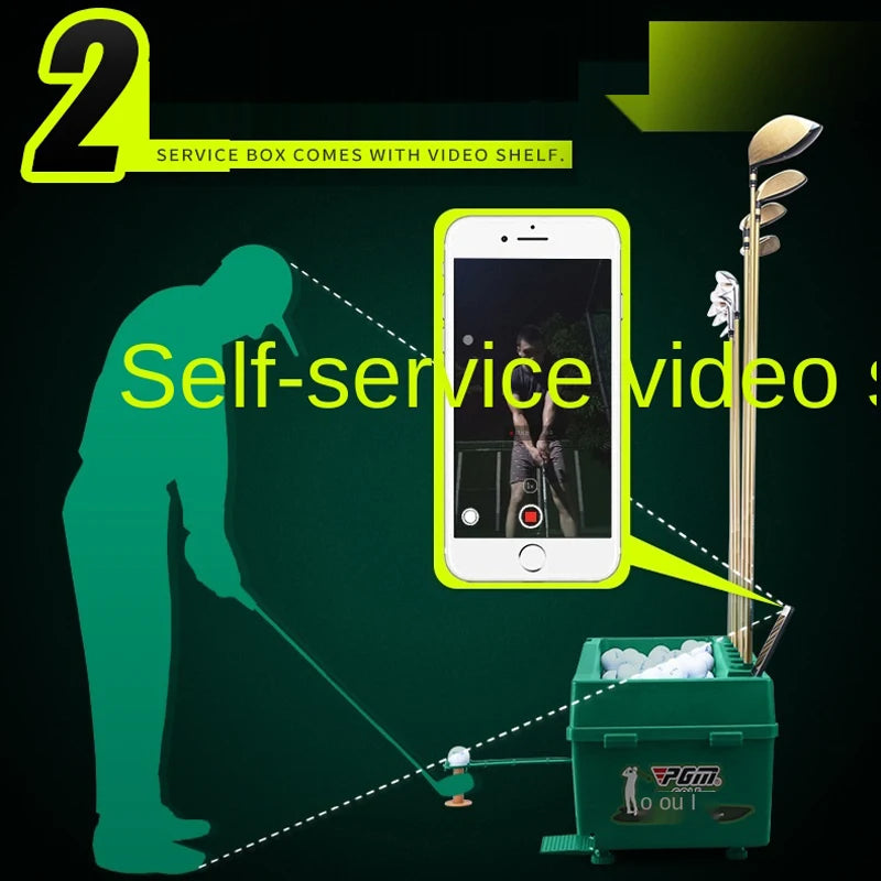 Semi-Automatic Golf Ball Dispenser & Club Holder by HitMyNeed