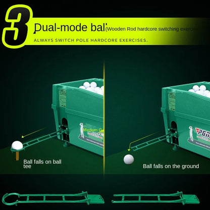 Semi-Automatic Golf Ball Dispenser & Club Holder by HitMyNeed