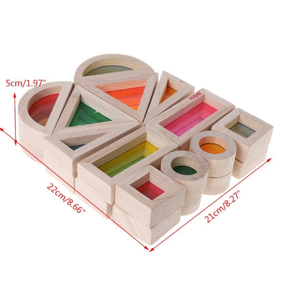 Sensory Educational Building Blocks Set (24 pcs) by HitMyNeed