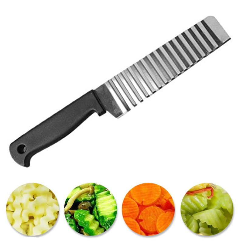 Serrated Blade Potato & Vegetable Slicer by HitMyNeed
