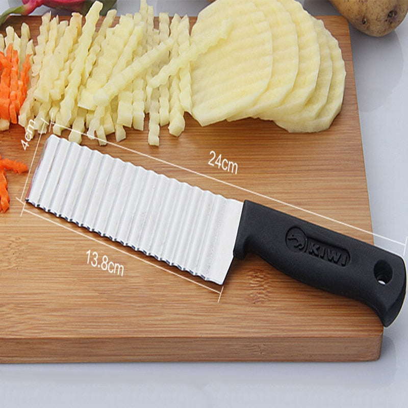 Serrated Blade Potato & Vegetable Slicer by HitMyNeed