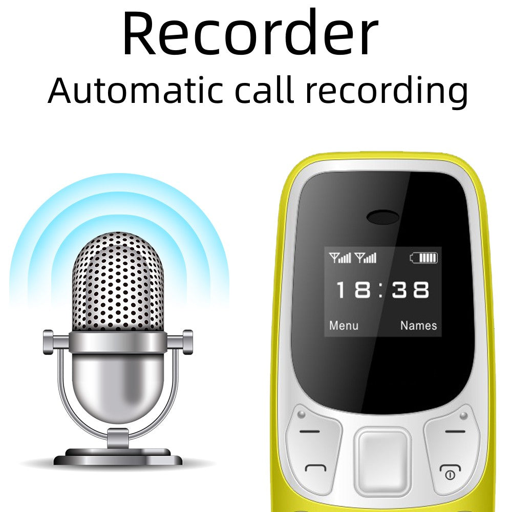 SERVO BM10 Mini GSM Phone with Bluetooth & Call Recording by HitMyNeed