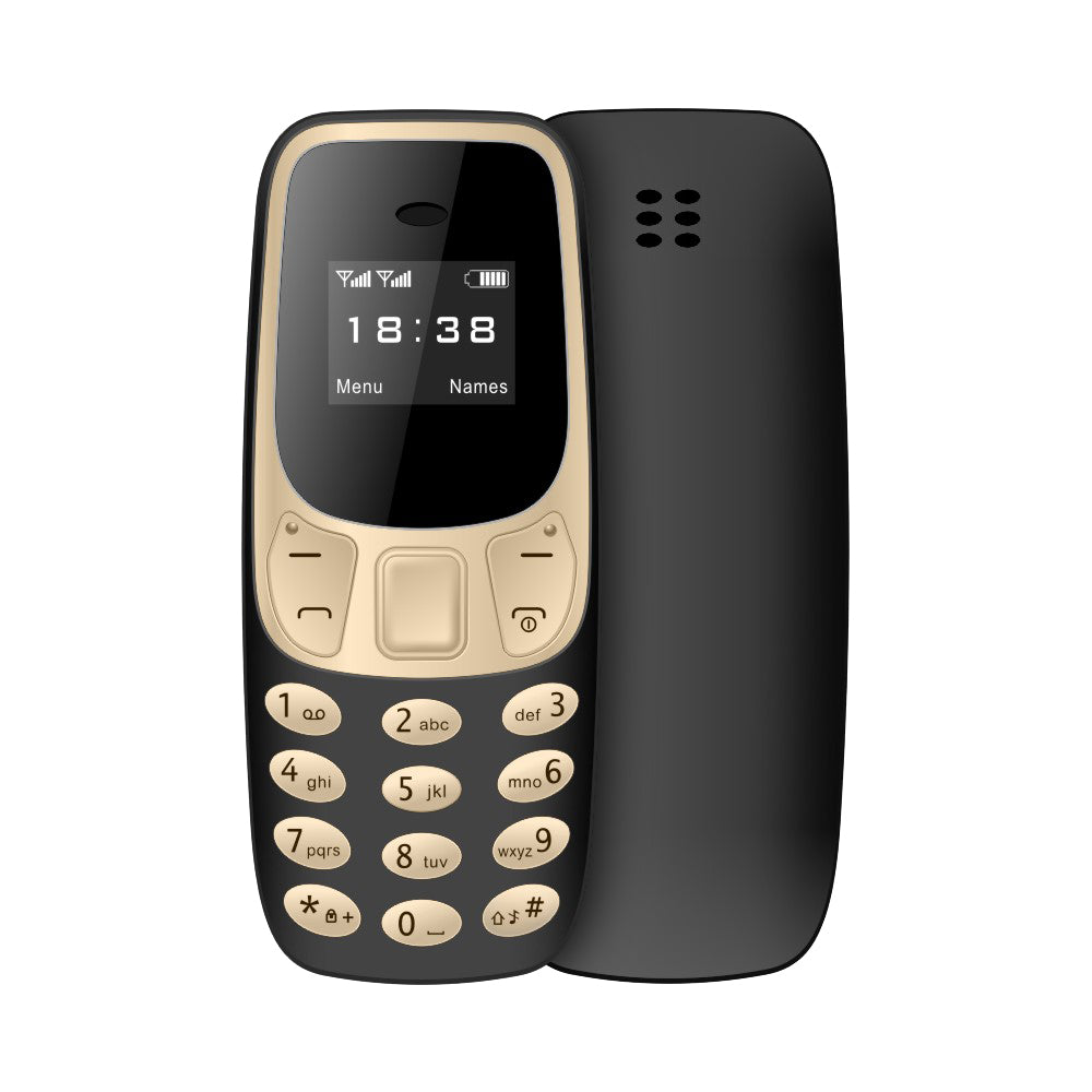 SERVO BM10 Mini GSM Phone with Bluetooth & Call Recording bm10-gold-black by HitMyNeed