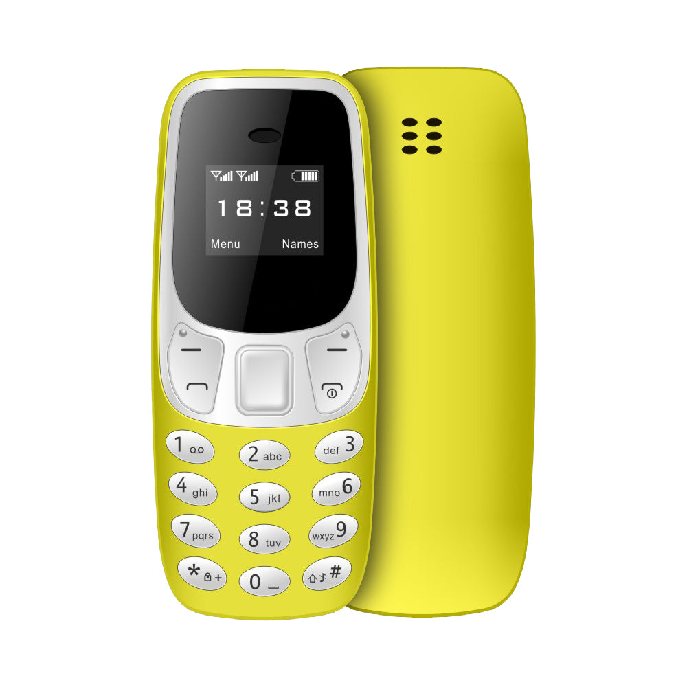 SERVO BM10 Mini GSM Phone with Bluetooth & Call Recording bm10-yellow by HitMyNeed
