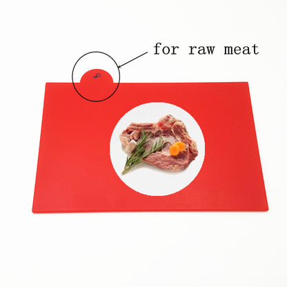 Set of 4 Colour-Coded Chopping Boards with Stand by HitMyNeed