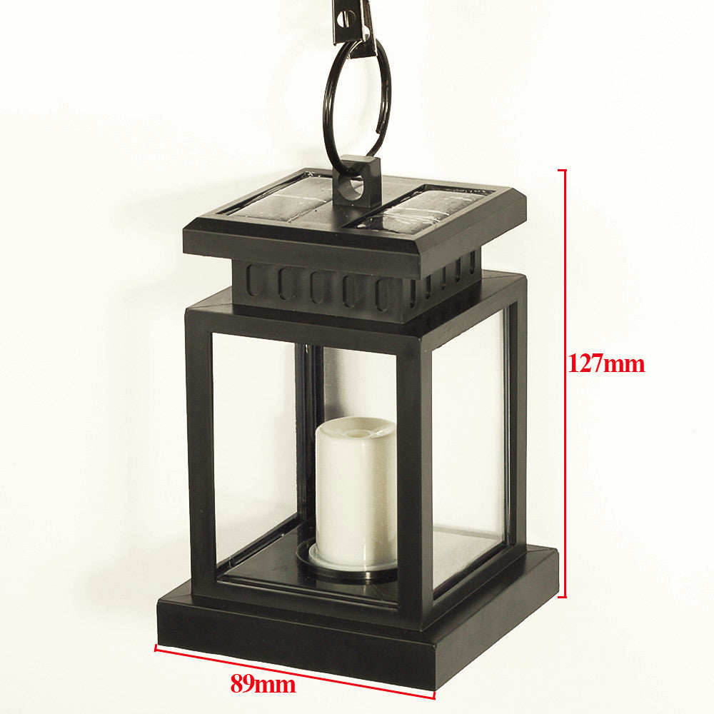 Set of 4 Outdoor Solar Hanging Lanterns with LED by HitMyNeed