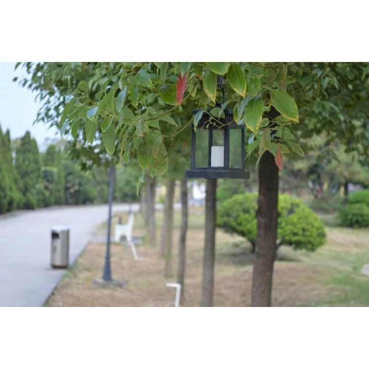 Set of 4 Outdoor Solar Hanging Lanterns with LED by HitMyNeed