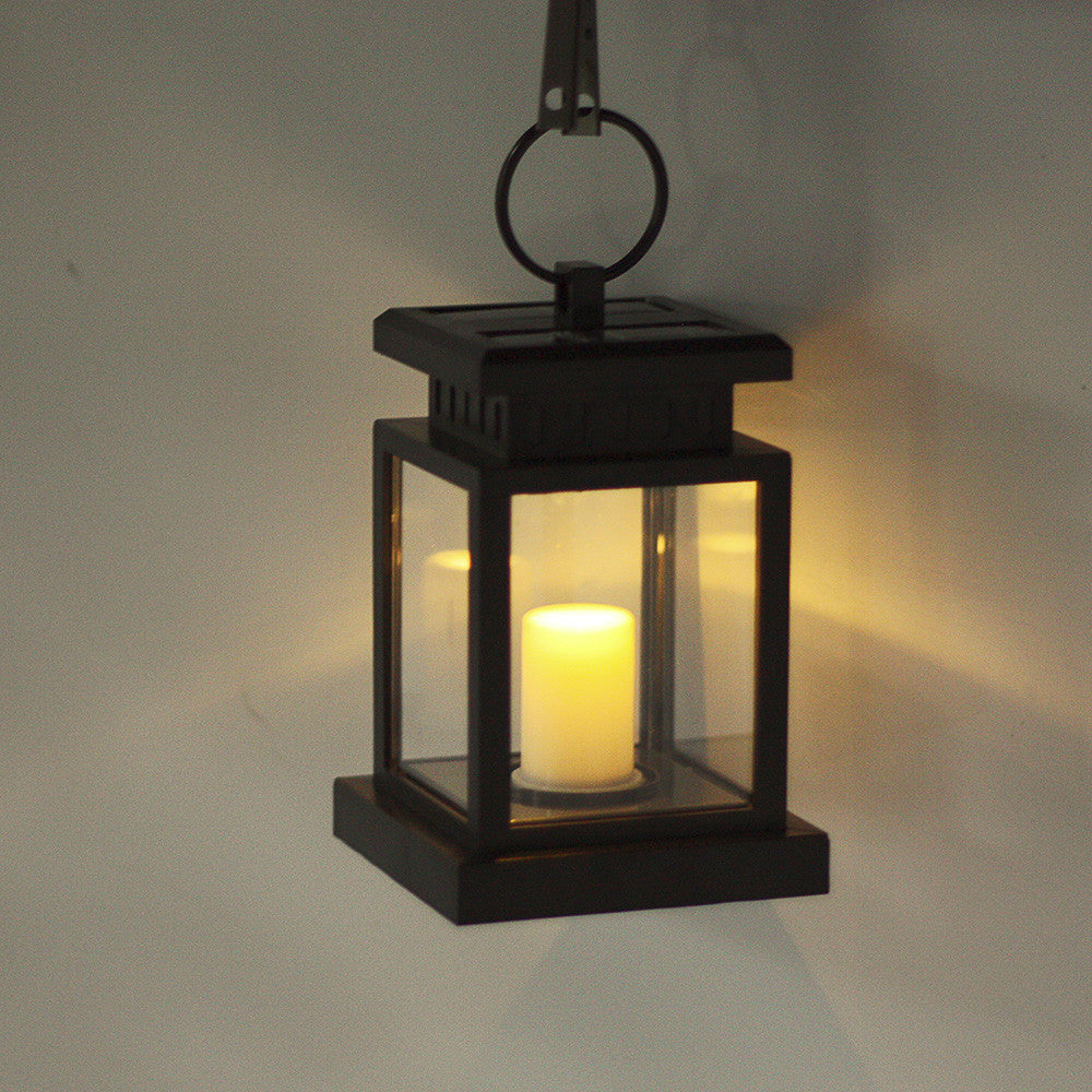 Set of 4 Outdoor Solar Hanging Lanterns with LED by HitMyNeed