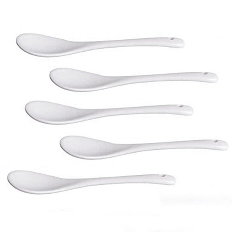 Set of 5 Ceramic Teaspoons, 13 cm by HitMyNeed