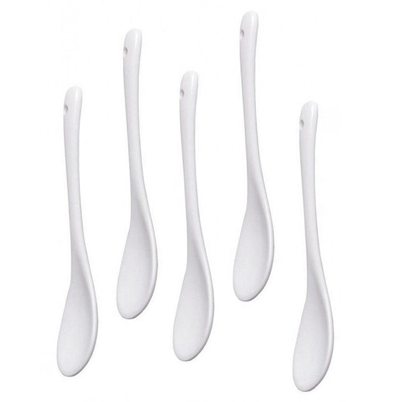 Set of 5 Ceramic Teaspoons, 13 cm by HitMyNeed