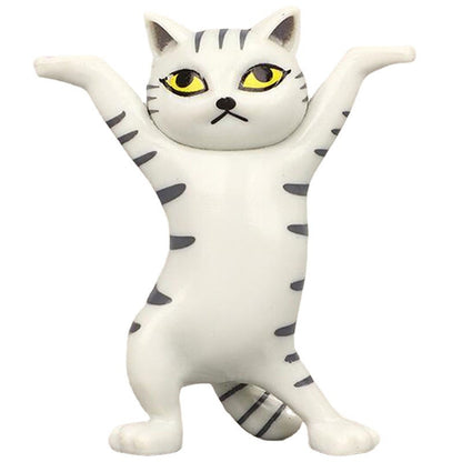 Set of 5 Dancing Cat Figurines Cake & Desk Decor by HitMyNeed