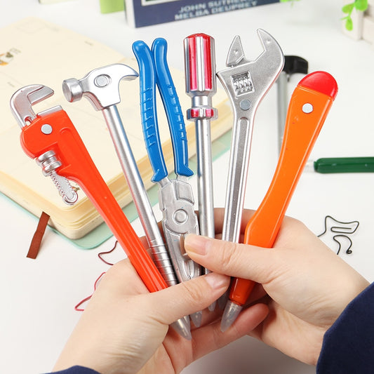 Set of 5 Tool-Shaped Black Ink Pens by HitMyNeed