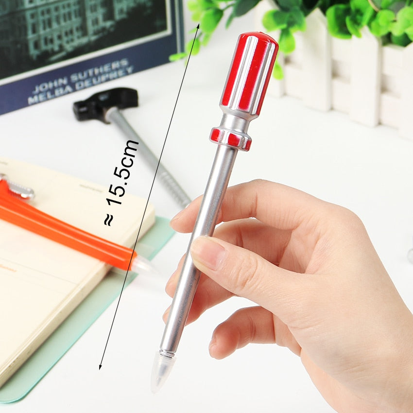 Set of 5 Tool-Shaped Black Ink Pens by HitMyNeed