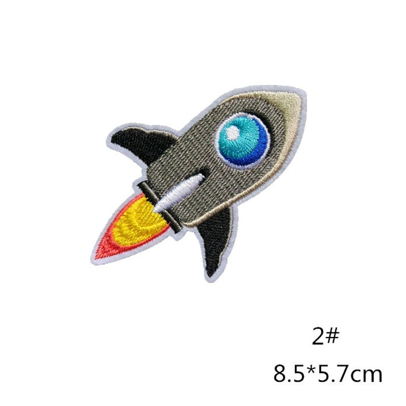 Sew On & Iron On Space Patches Set - 20 Pieces by HitMyNeed