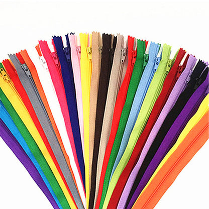 Sewing Nylon Zippers Set (10 pcs, Multiple Lengths) by HitMyNeed