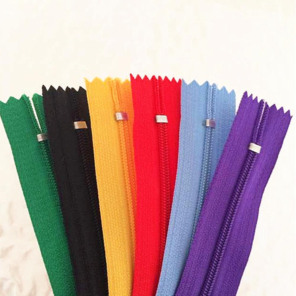 Sewing Nylon Zippers Set (10 pcs, Multiple Lengths) by HitMyNeed