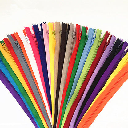 Sewing Nylon Zippers Set (10 pcs, Multiple Lengths) mix 50cm by HitMyNeed