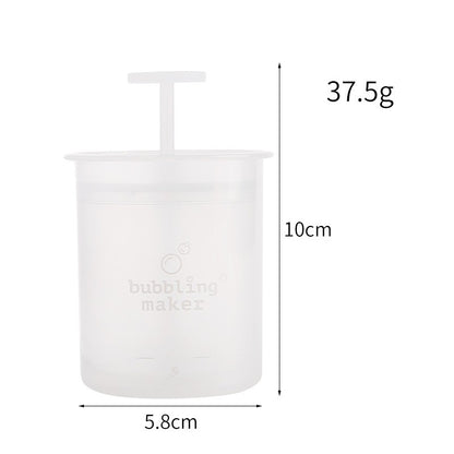 Shampoo Foam Maker Bottle for Rich Lather white by HitMyNeed