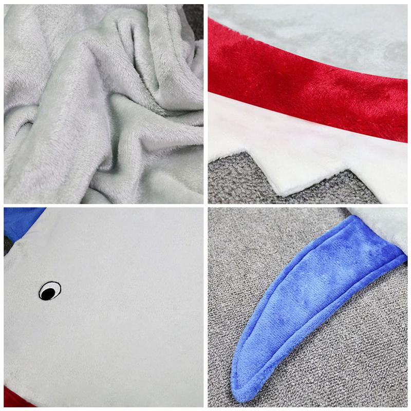 Shark Blanket for Kids, Flannel Sleep Sack 142cm by HitMyNeed