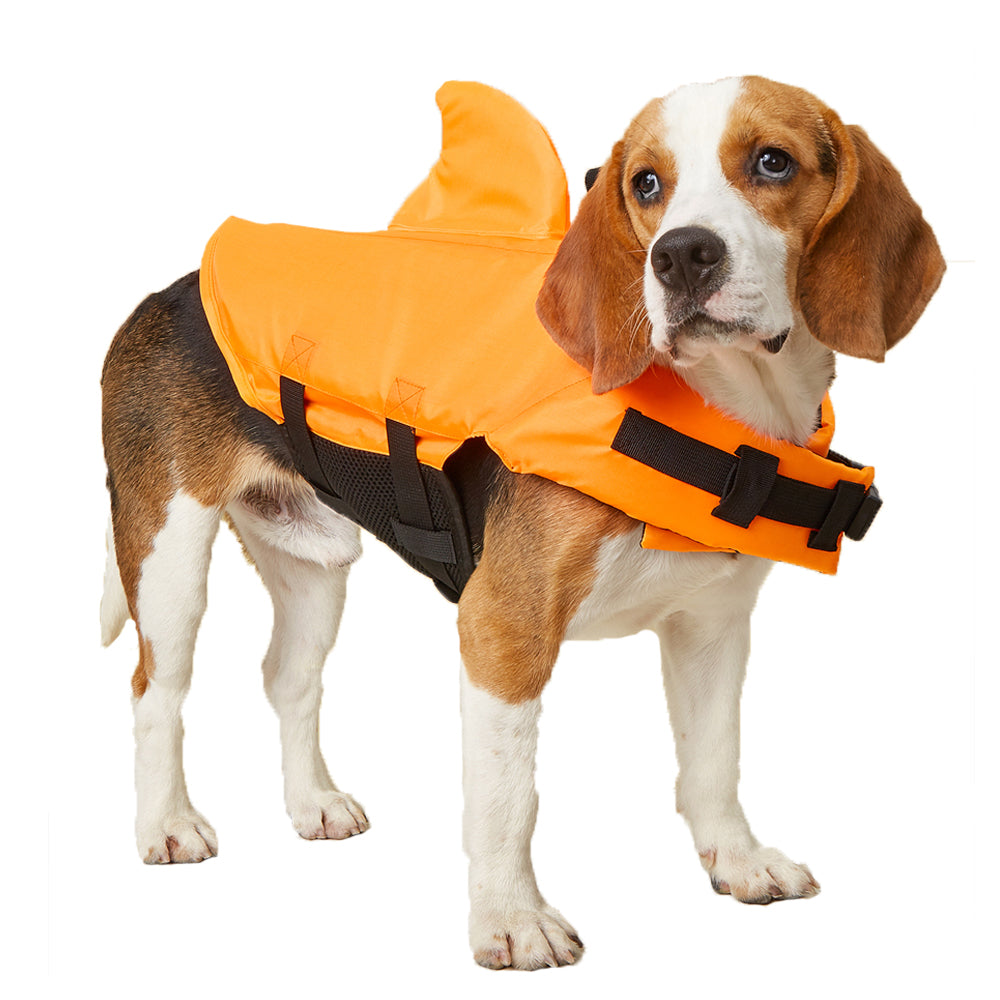 Shark Dog Life Jacket with Handle for Small-XXL Dogs by HitMyNeed