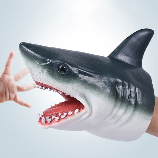 Shark Hand Puppet Silicone Educational Toy by HitMyNeed