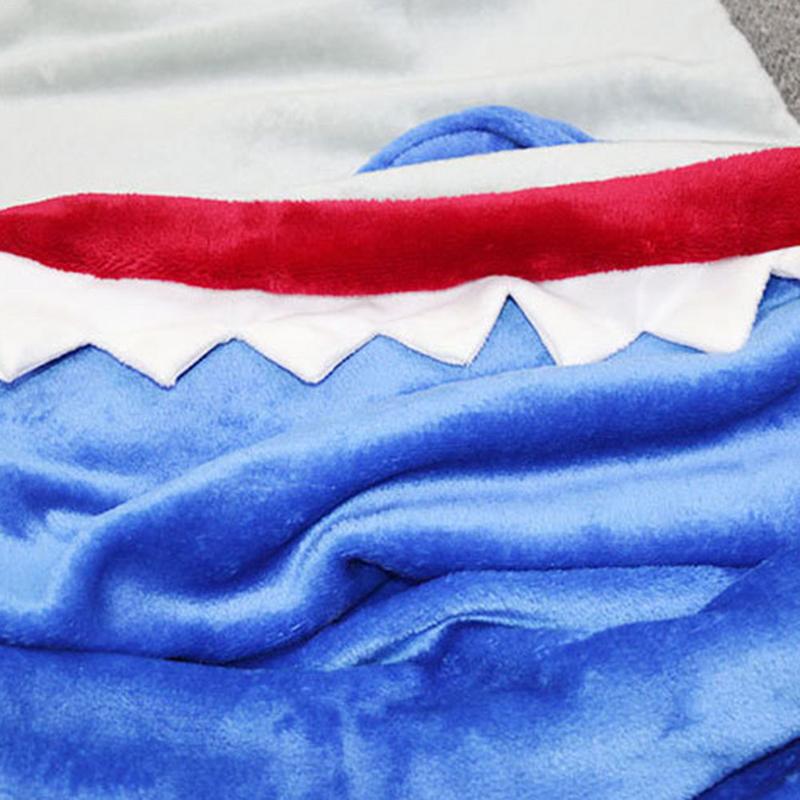 Sharktail Fleece Blanket for Kids 140 cm by HitMyNeed