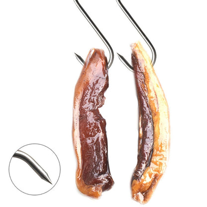 Sharp Tip Stainless Steel Meat Hooks, 20 Pack by HitMyNeed
