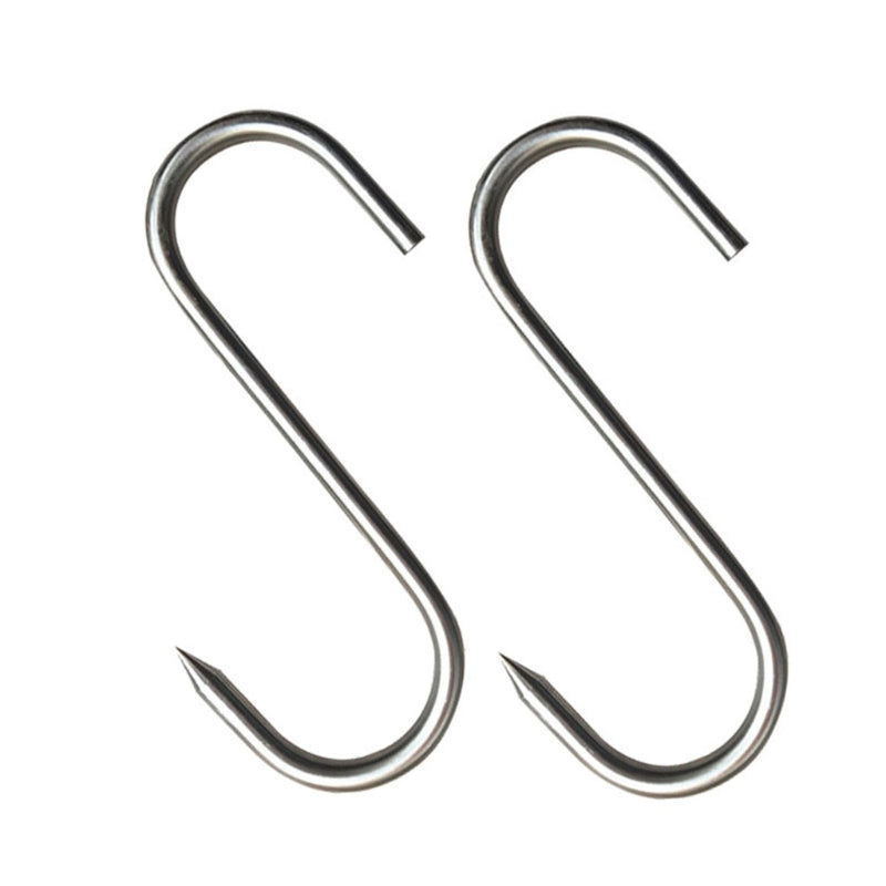 Sharp Tip Stainless Steel Meat Hooks, 20 Pack by HitMyNeed