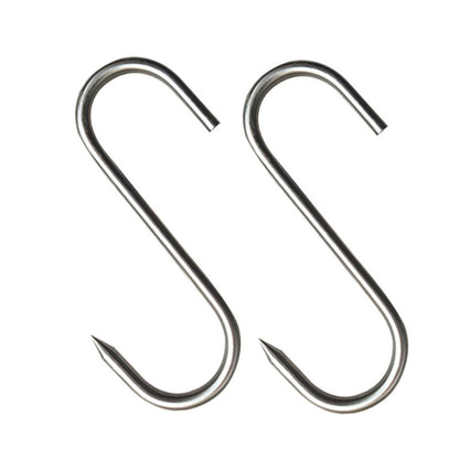 Sharp Tip Stainless Steel Meat Hooks, 20 Pack by HitMyNeed