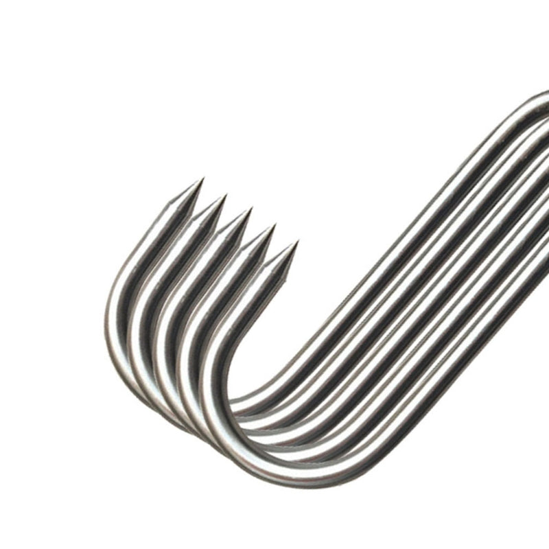 Sharp Tip Stainless Steel Meat Hooks, 20 Pack by HitMyNeed