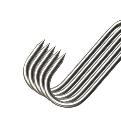 Sharp Tip Stainless Steel Meat Hooks, 20 Pack by HitMyNeed