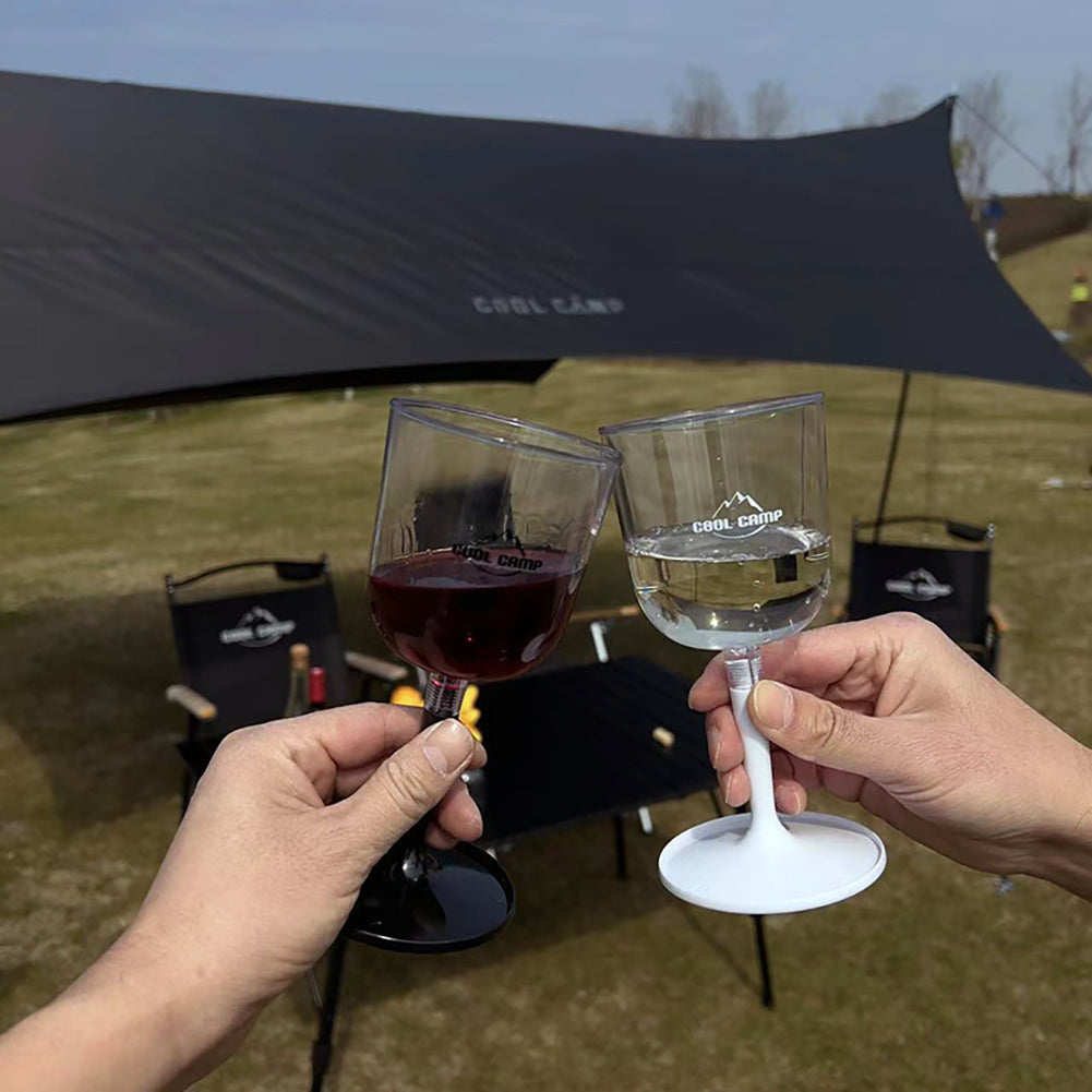 Shatterproof Collapsible Wine Glass for Travel & Outdoor by HitMyNeed