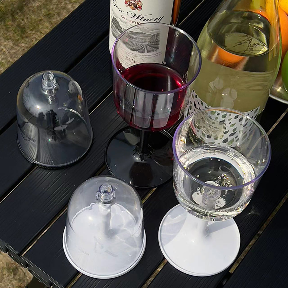 Shatterproof Collapsible Wine Glass for Travel & Outdoor by HitMyNeed