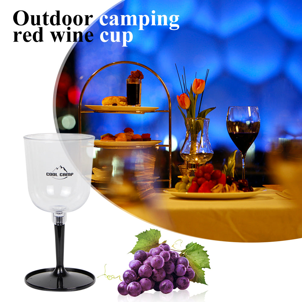 Shatterproof Collapsible Wine Glass for Travel & Outdoor by HitMyNeed