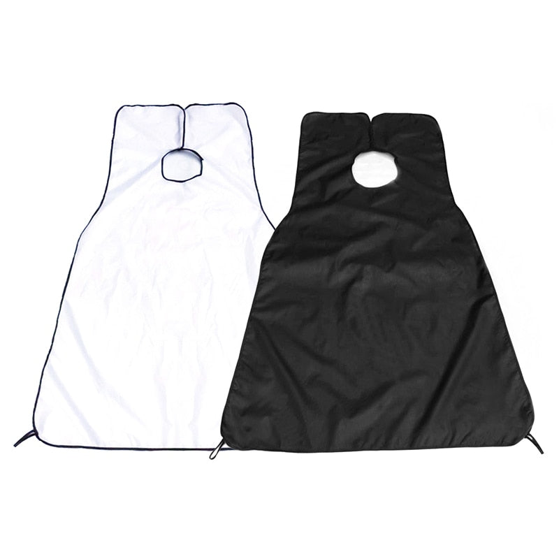 Shaving Apron Cape with Mirror Suction Cups by HitMyNeed
