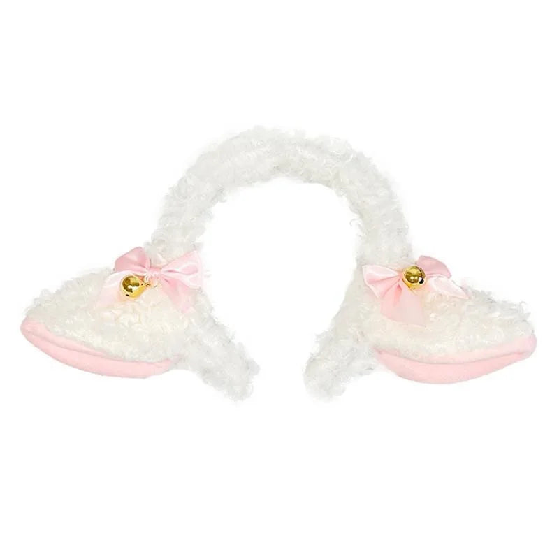 Sheep Lolita Handmade Lamb Ear Headband by HitMyNeed