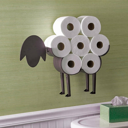 Sheep Toilet Paper Holder Iron Rack by HitMyNeed