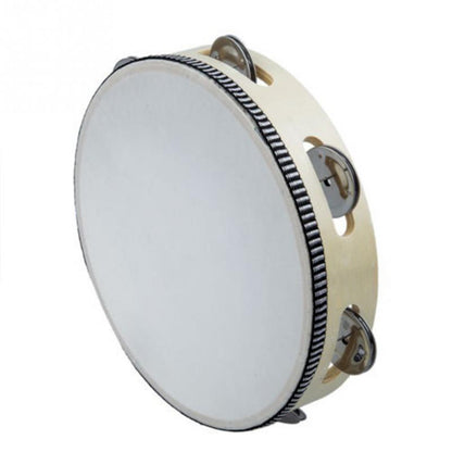Sheepskin Tambourine with Wooden Frame 15cm by HitMyNeed