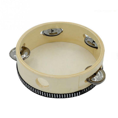 Sheepskin Tambourine with Wooden Frame 15cm by HitMyNeed