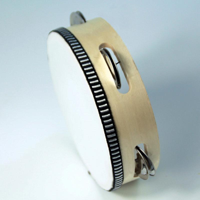 Sheepskin Tambourine with Wooden Frame 15cm by HitMyNeed