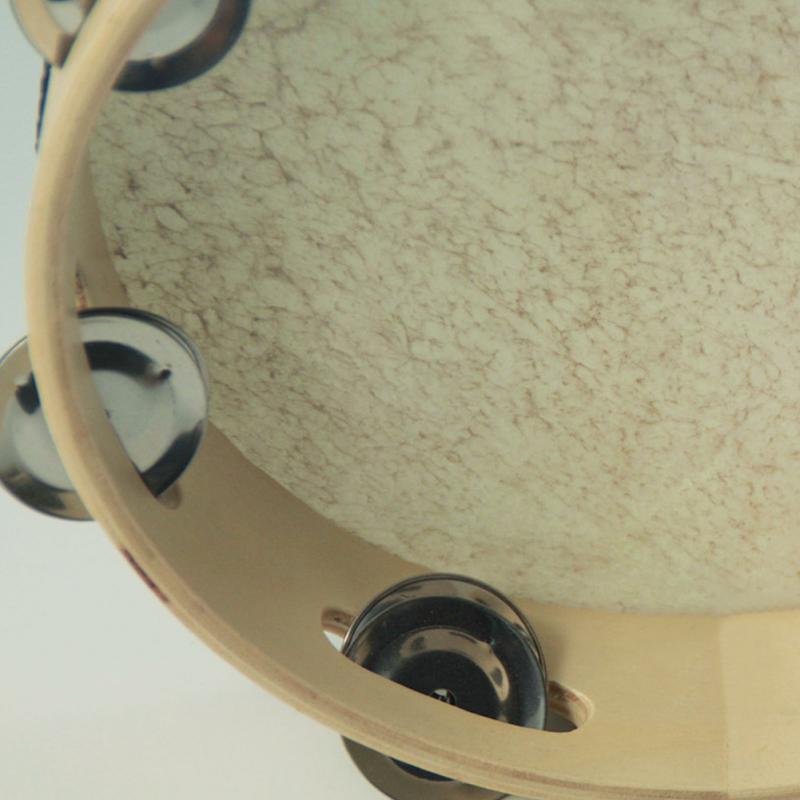 Sheepskin Tambourine with Wooden Frame 15cm by HitMyNeed