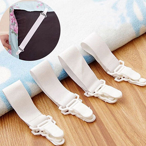 Sheet Suspenders Bed Sheet Clips Set of 4 by HitMyNeed