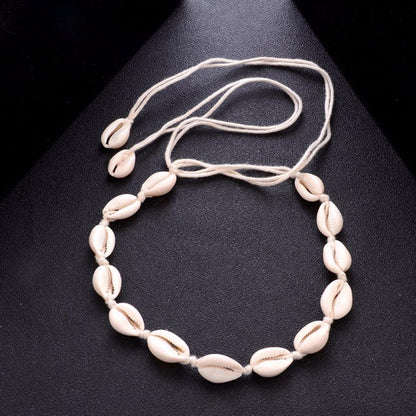 Shell Choker Bohemian Necklace for Summer Outfits by HitMyNeed