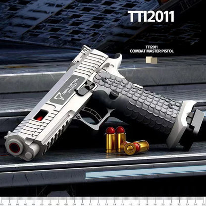 Shell Ejection Radish Toy Pistol with Soft Bullets by HitMyNeed