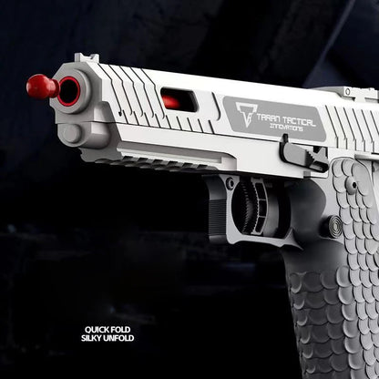 Shell Ejection Radish Toy Pistol with Soft Bullets by HitMyNeed