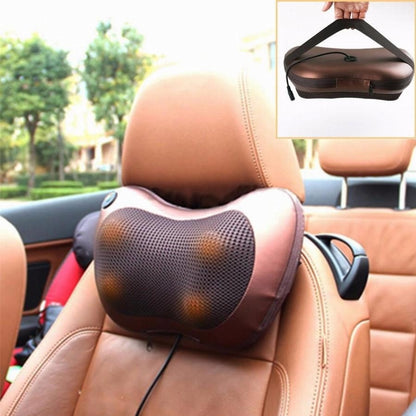 Shiatsu Massage Pillow with Heat for Home & Car by HitMyNeed