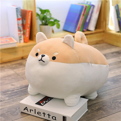 Shiba Inu Dog Plush Toy Pillow - 18 Inch 40cm brown-dog by HitMyNeed