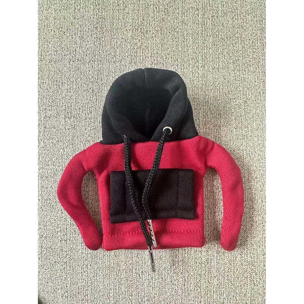 Shift Knob Gear Hoodie Cover for Car Interiors red-black by HitMyNeed