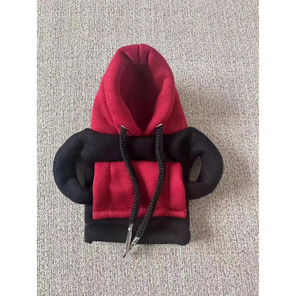 Shift Knob Gear Hoodie Cover for Car Interiors red-black-200006154 by HitMyNeed
