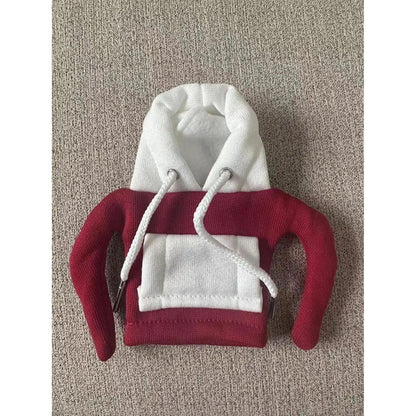 Shift Knob Gear Hoodie Cover for Car Interiors white-red by HitMyNeed